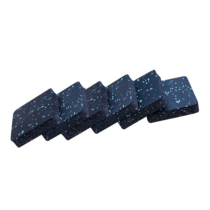 -6Pcs para cinta de correr, equipo de Fitness, aislamiento acústico, amortiguador de suelo, protección para suelos de madera dura: Default Title