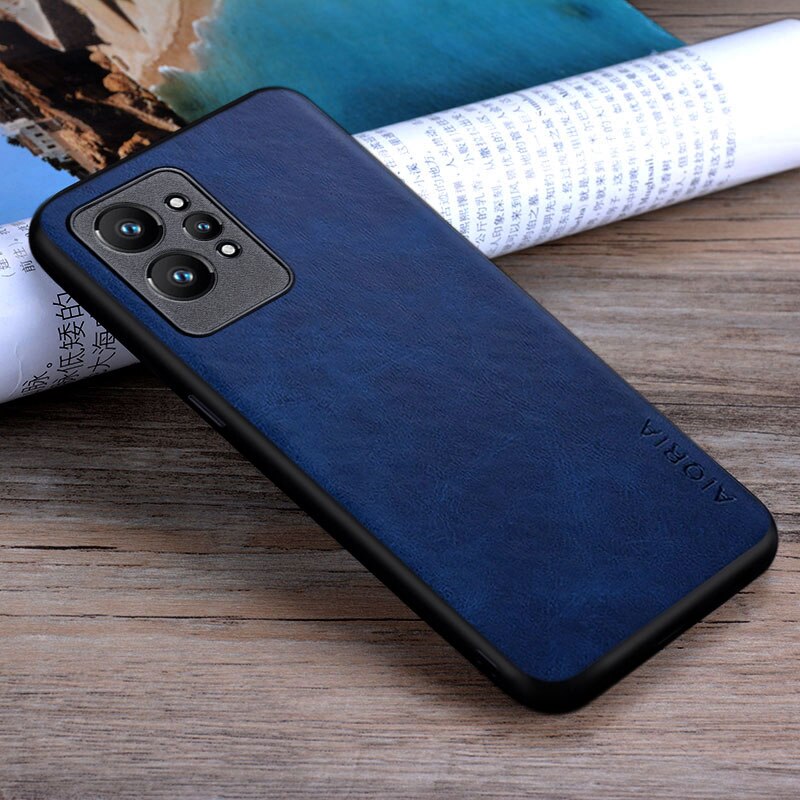 Handyhülle für oppo realme  gt 2 Profi 5g , luxuriöse Jahrgang-lederhülle, schutzhülle für realme  gt 2 Profi