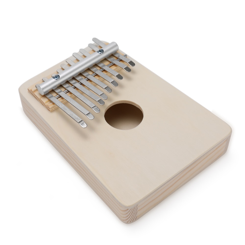Simple Assembly Kalimba Handwork DIY Kit Wood Finger Thumb Piano Transparent Colorful Kalimba Music Instrument children