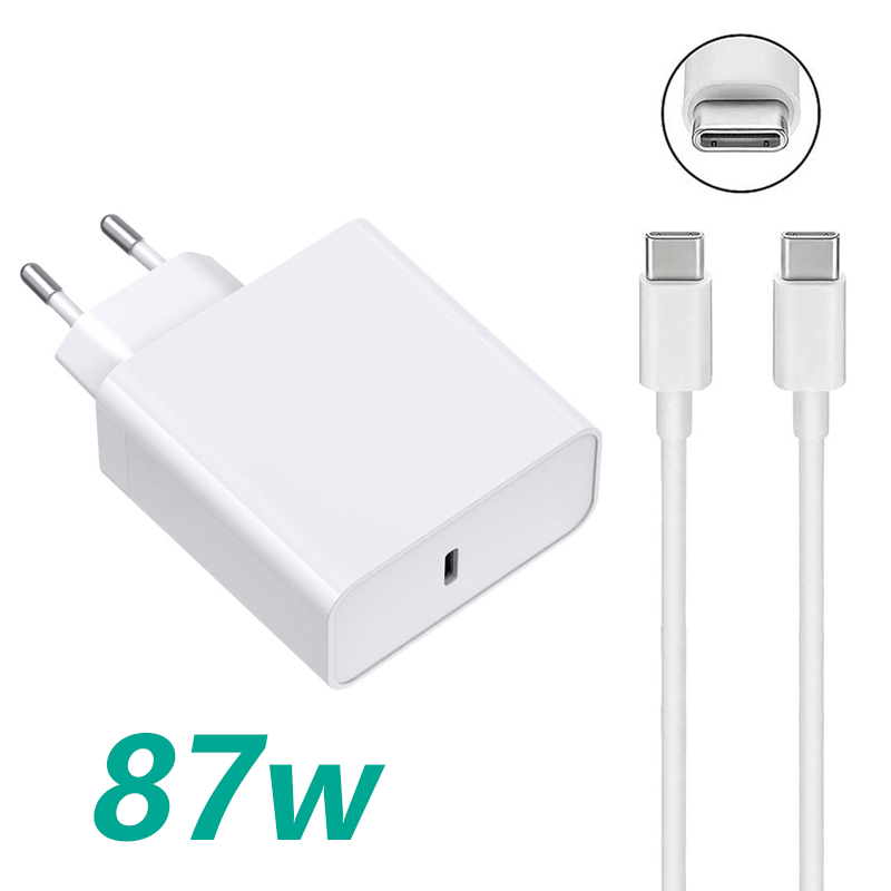 45W 65W 87W 20V 3.25A USB Type C PD Charger USB C Power Laptop Adapter for Macbook Pro 12 13 Huawei Matebook HP DELL Notebooks: Red