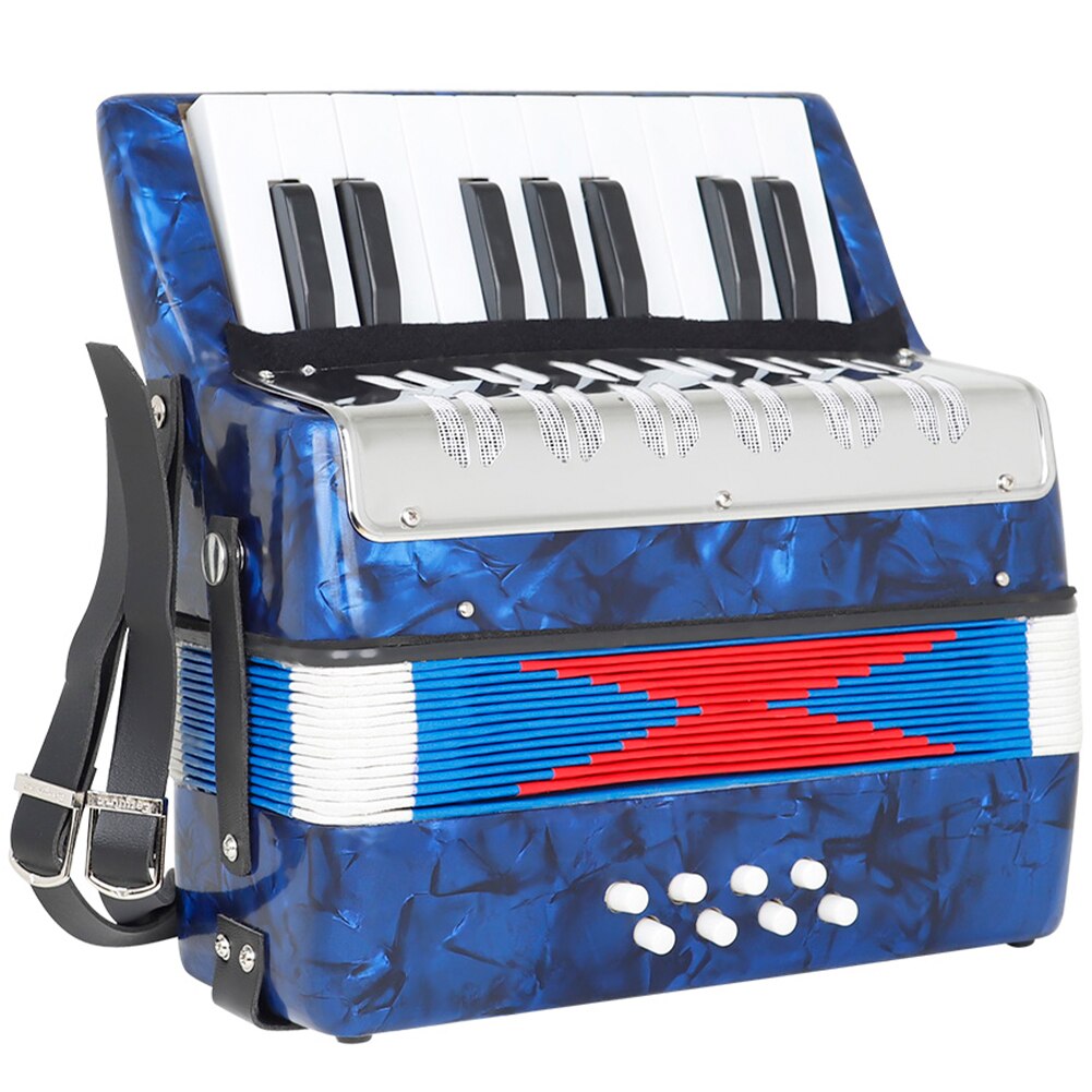 17 Key 8 Bas Accordeon Professionele Mini Accordeon Educatieve Muziekinstrument Voor Zowel Kinderen Kids Volwassen Accordeon