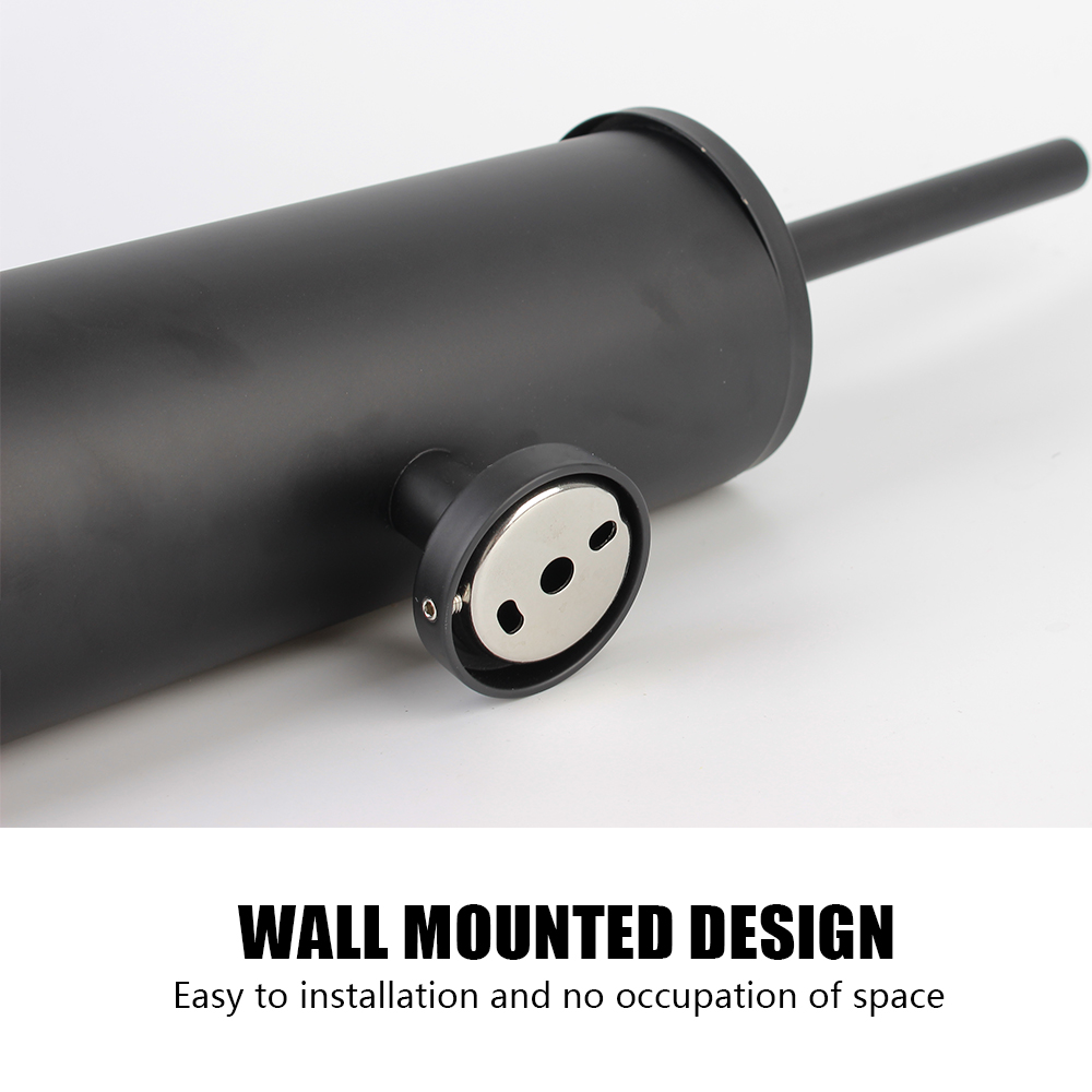 Ferramenta de limpeza de escova de vaso sanitário de parede 304 conjuntos de suporte de escova de limpeza de aço inoxidável acessórios de banheiro