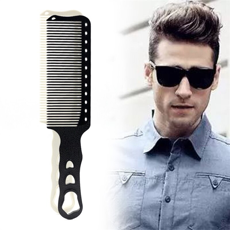White Strong Anti Static Hair Comb Wide Teeth Long Hair Combo Heat Resistant Hairdressing Comb for Salon Tools
