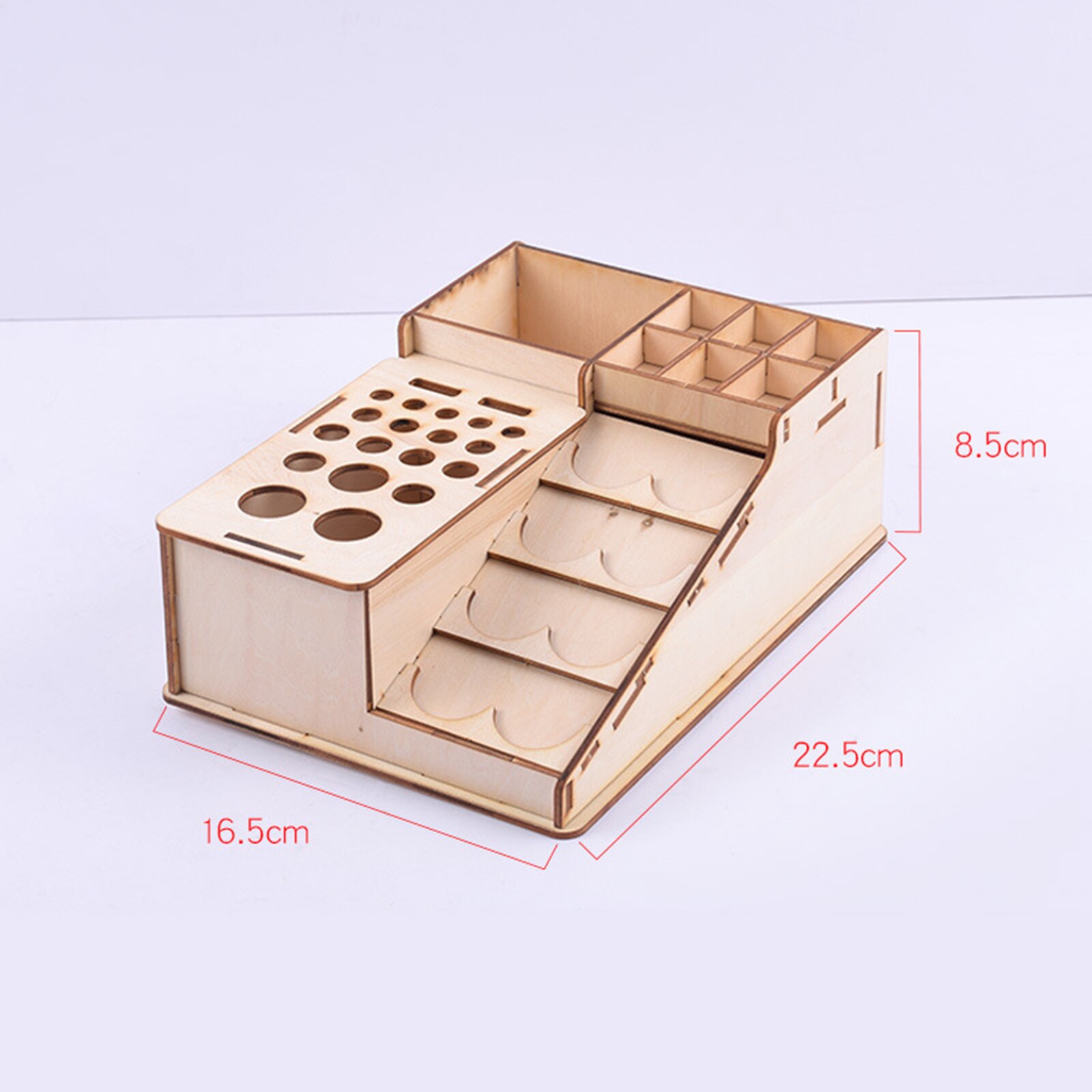 Diy Houten Modulaire Verf Rack Multifunctionele Verf Gereedschaphouder Model Building Tool Sets Organizer S/M/L/Xl: M