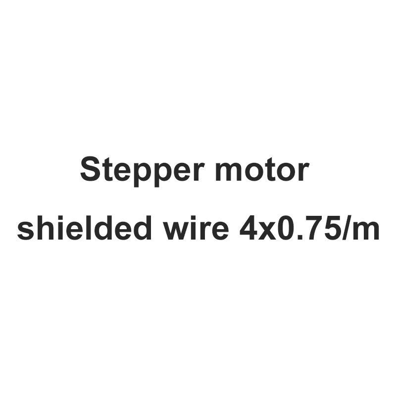 Spindle Motor Stepper Motor Shielded Wire Engraving Machine Cable Cnc Router Accessories: Stepper motor 4x0.75