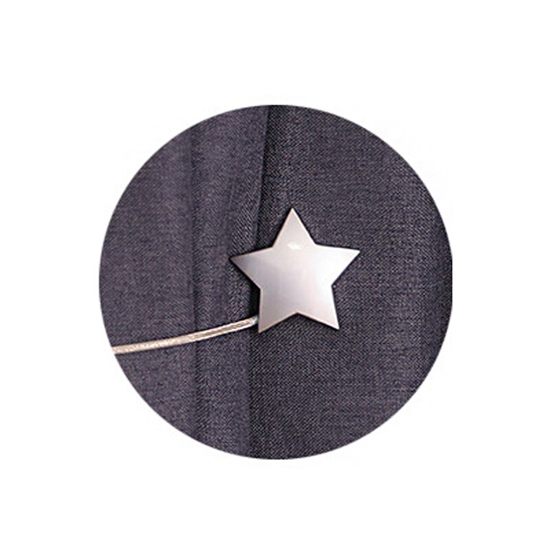 Lykke stjerne magnetisk glipper tilbake holder gardin spenne stjerne gardin broach hjem rom gardin anheng dekorasjon gardin krok: C