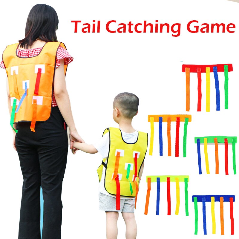 2Pcs Kids Outdoor Funny Game Vest Training Equipment Toys For Children Adult Boys Girls Teamwork Sport Game Toy