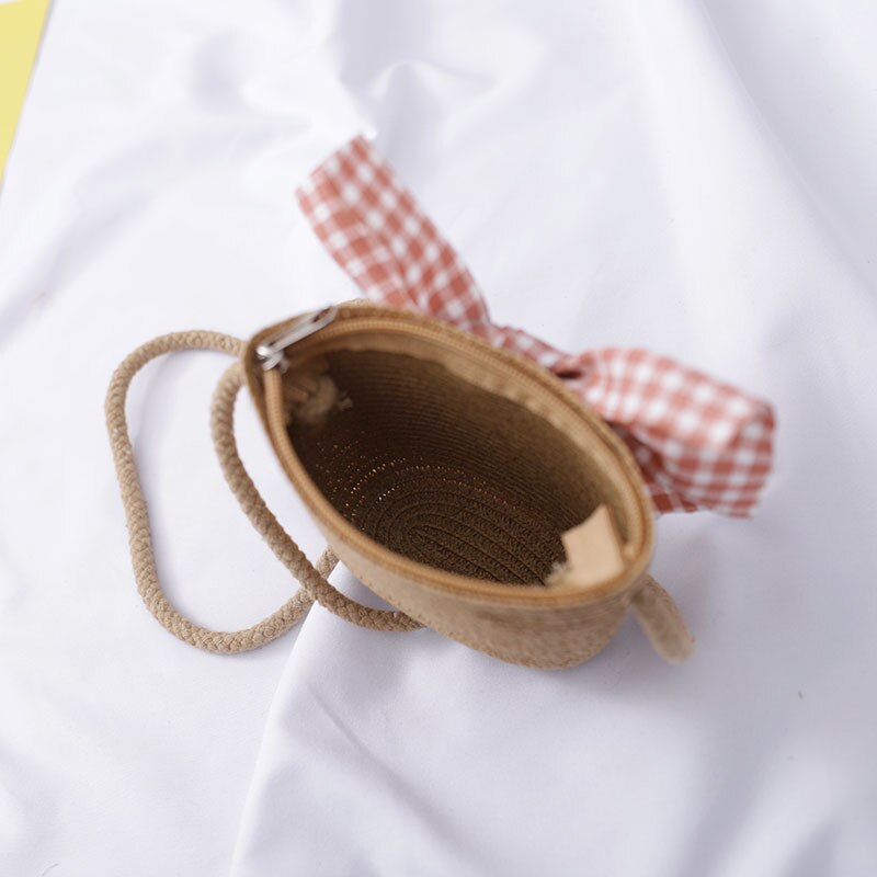 Sombrero de paja de princesa con flores para bebé, sombrero de paja con bolsa de mano, visera de Sol para niño y niña, protección UV, Sombrero de Panamá con lazo