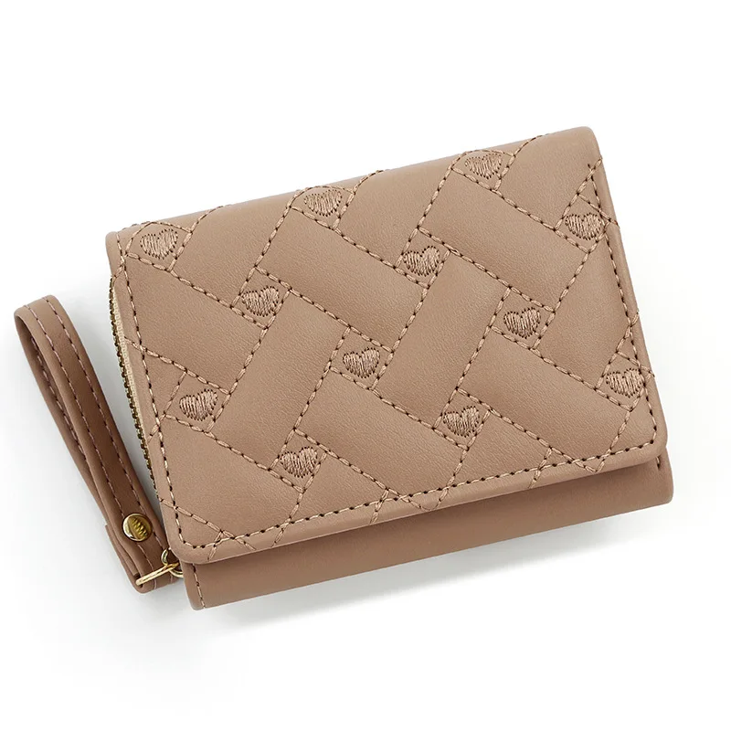 Wallets for Women Kawaii Cute Wallet Luxury Lady Wallet Pink Purse Womens Wallet Small Women Leather Wallet Coin Purse: Gold