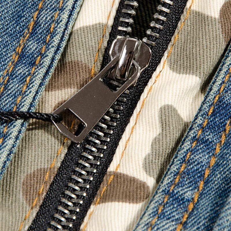 Spring Brand Slim Fit Hooded Camouflage Hole Male Denim Vests Male Cow Boy Sleeveless Jackets Waistcoat Zipper Fly