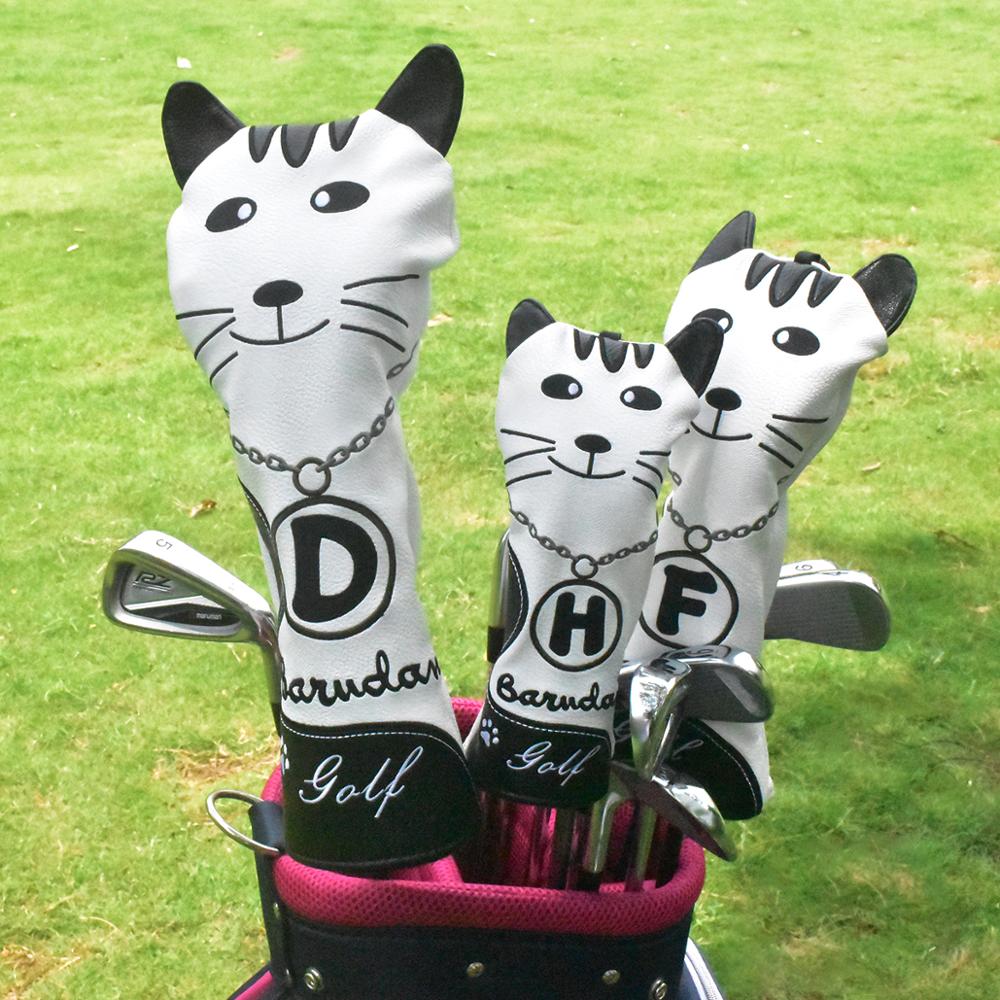 Golf hybride hoofdhoezen, golf utility hoofdhoes, reddingshoofdhoezen, leren utility hoes, reddingshoes, golfclub hoofdhoezen