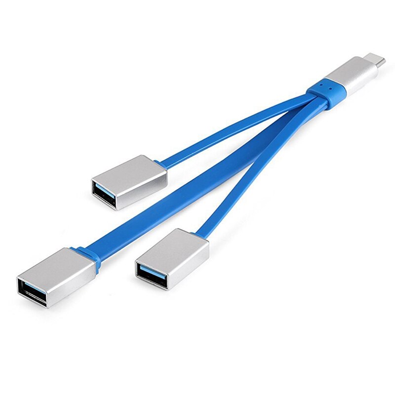 Adaptador Usb 3,1 tipo C Hub multipuerto 3 en 1 Usb C a Usb 3,0 + 2 X Usb 2,0 Char.