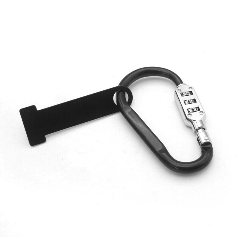 Motorhelm Lock Anti-Diefstal Open Helm Lock Sluiting + T-Bar Voor Racing Motor Fiets Helm lock