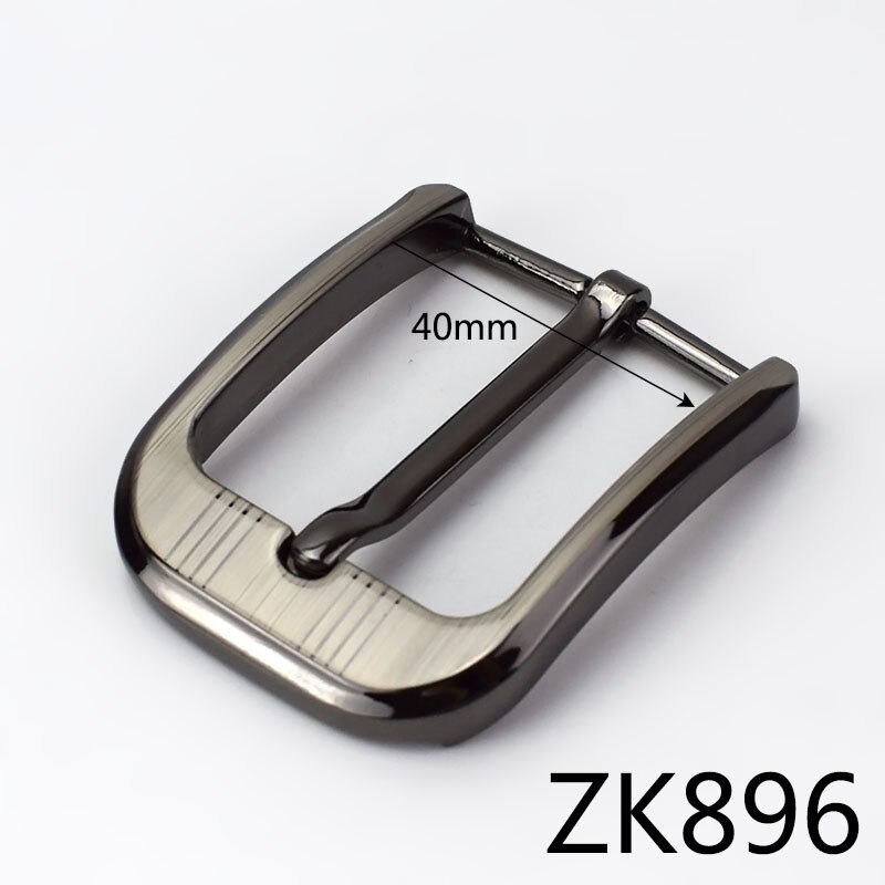 Meetee-hebillas de cinturón con pasador de Metal para hombre y mujer, hebillas de cinturón de 35/40mm, para manualidades de cuero, accesorios de decoración para Vaqueros, 1/2/5 Uds.: 1Pc / ZK896