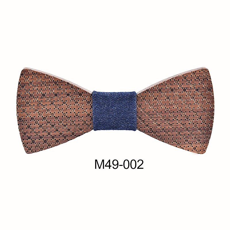 Zdjmeitrxdoow mærke til mænd polkaprikkede butterfly træsløjfe ægteskab bryllup krawatte butterfly til mænd