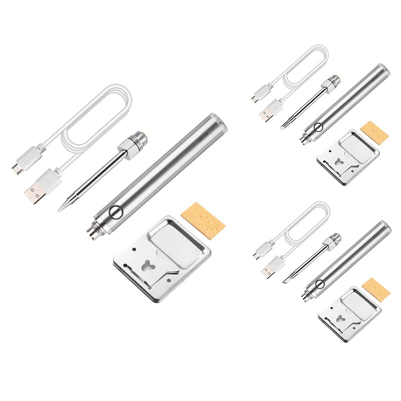 Wireless Soldering Iron Rechargeable Soldering Iron USB Soldering Iron 510 Interface Soldering Iron Tip