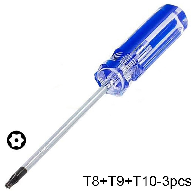 Torx T8 T9 T10 outil de réparation | Tournevis magnétique de précision pour Xbox 360, contrôleur sans fil FP8 JA17: 3 PCS