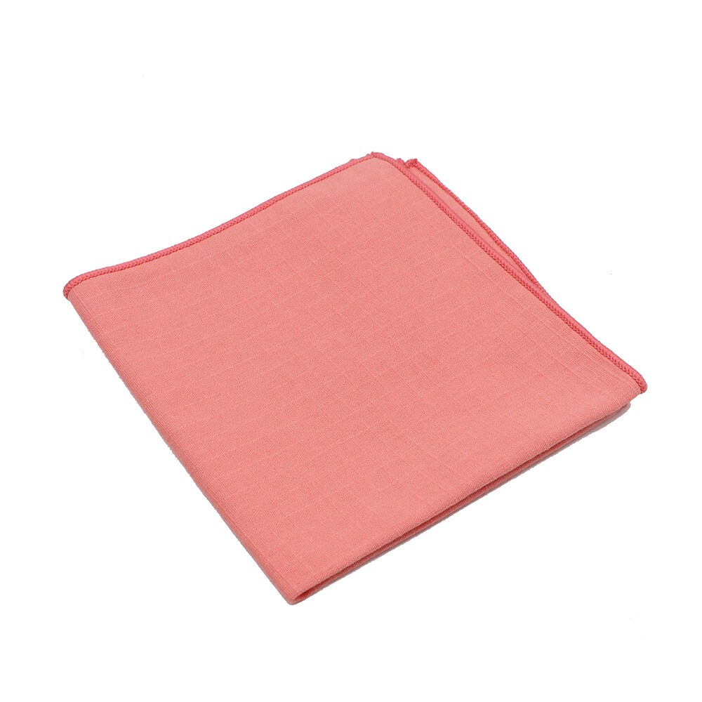 Adult Cotton Handkerchiefs Solid Color Hanky for Men Business Casual Pockets Square Handkerchief 23cm Width Wedding Hankies: 5