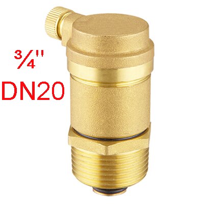 X23270 Good DN15 to DN25 of Brass Material Automatic Air Evacuation Valve: Dark Grey