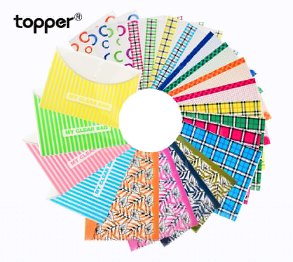 12pcs/set A4 file folder storage bag transparent plastic A5 document bag A3 office file bag school supplies paper bag folder