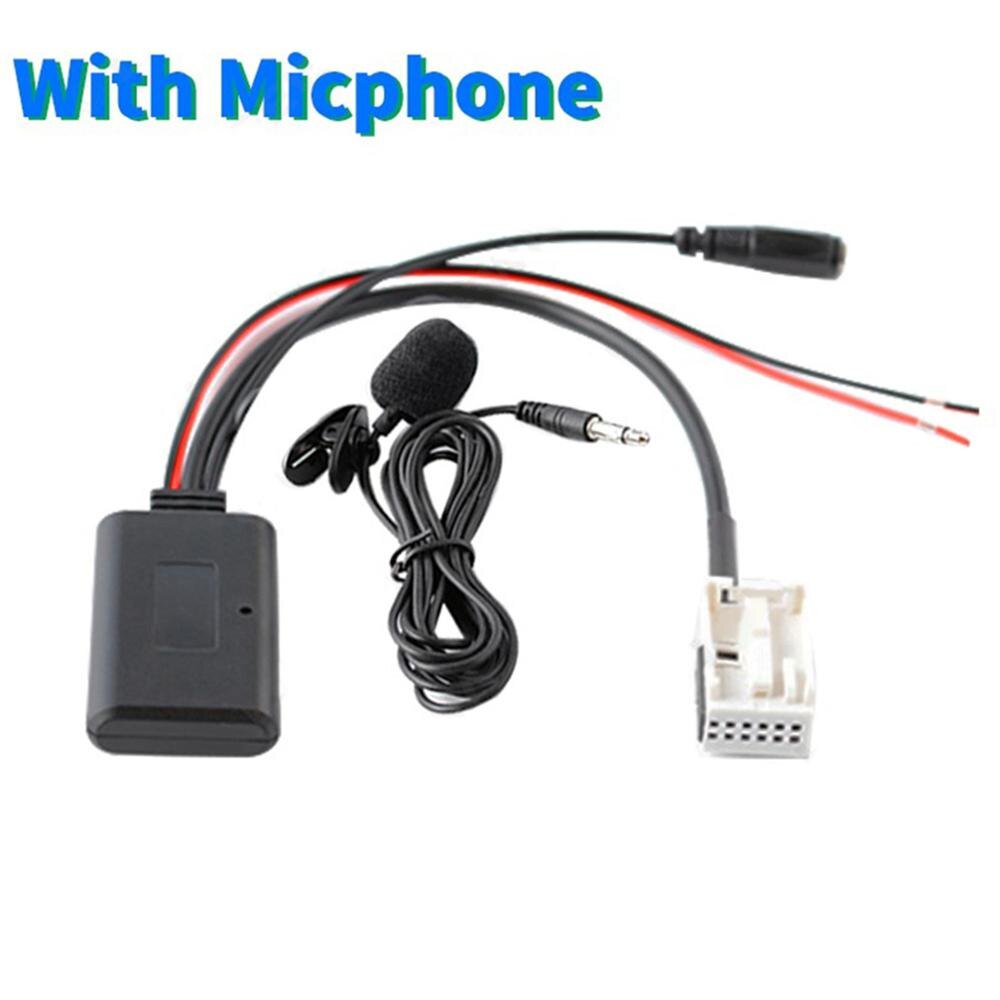 12Pin Bluetooth Module Draadloze Autoradio Stereo Muziek Aux Kabel Adapter Voor Peugeot 207 Citroen: A