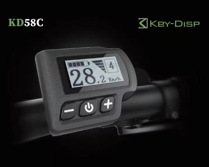 36-52V KD58C LCD Display Electric Bike Instrument Monitor e-Bike Speeder Replacement Parts Panel Bafang Kit