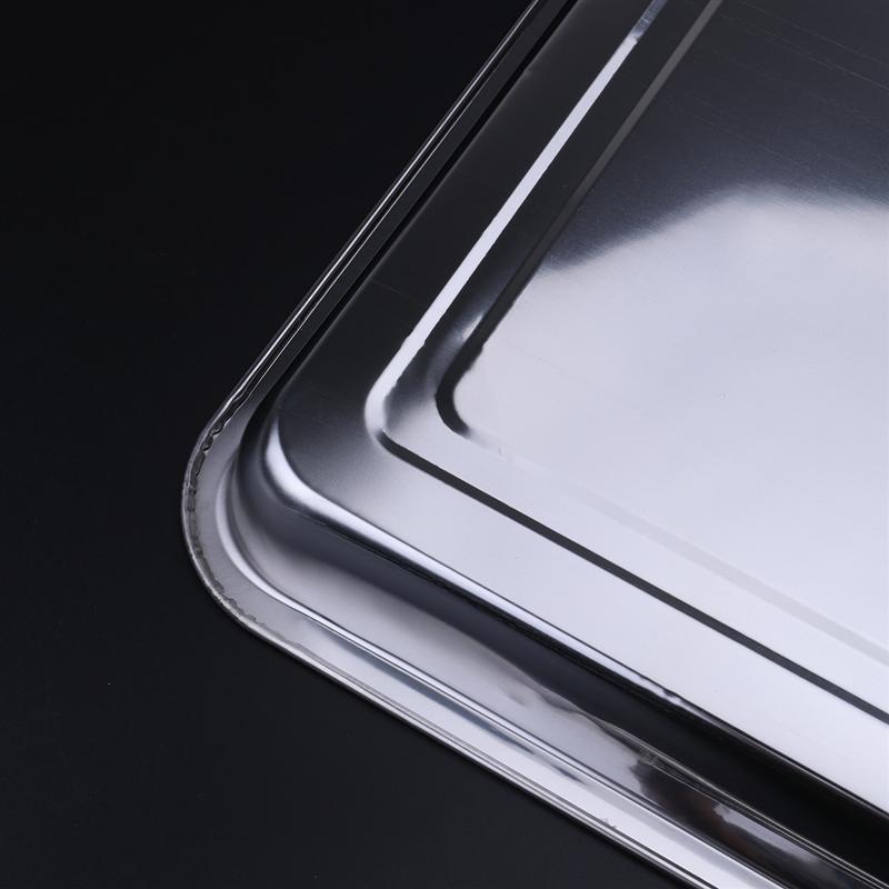 Stainless Steel Grill Plate Resuable Dish Drying Tray Dish Washer Grill Pan Kitchen Tableware