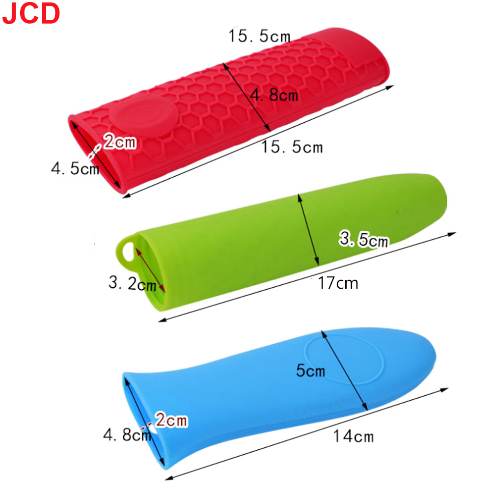 JCD couvercle de poignée de Pot en Silicone couvercle d'isolation outils de cuisine couvercle de poignée de Pot d'isolation en Silicone couvercle de poignée de Pot antidérapant