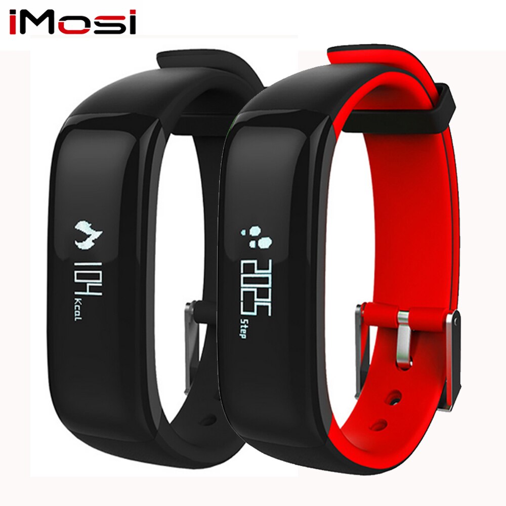 P1 Smartband Orologi Misuratore di Pressione Sanguigna Intelligente Braccialetto Bluetooth Heart Rate Monitor Intelligente Wristband Fitness per iOS Android Phone