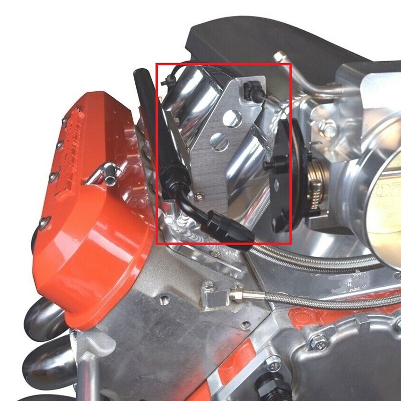 LS3 Adjustable Throttle Cable Bracket for 102mm Sheet Metal Intake Rectangle Port 551447