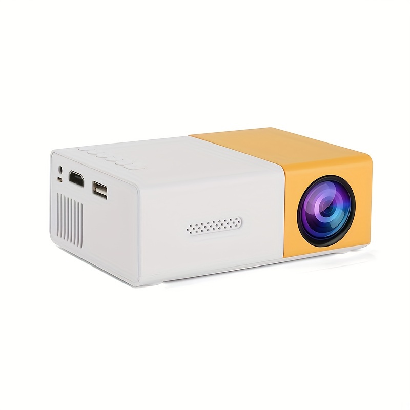 Proiettore portatile yg300, Mini proiettore, proiettore ad altissima definizione, supporto di memoria per HDTV, USB e SD