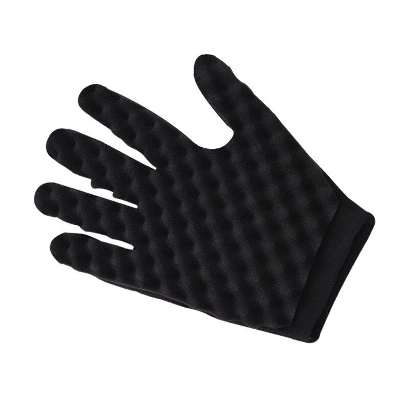 1 piece Hair Curling Sponge Gloves for Barbers Wave Hair Cut Glove Hairdresser Styling Tool For Curly Hair Care Right hand: right hand  1 side