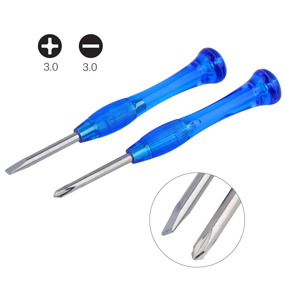 2.0mm 3.0mm Slotted Flat Head Screwdriver PH0 PH00 Phillips Screwdriver Small Screwdrivers Set for Computer Laptop Repair Tools