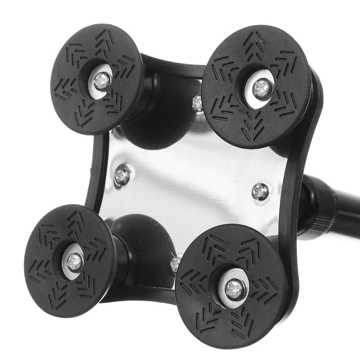 Collapsible Telescopic LED Light Cane Elder Cane LED Walking Trusty Sticks Great for Mothers Fathers 4 Head Pivoting base