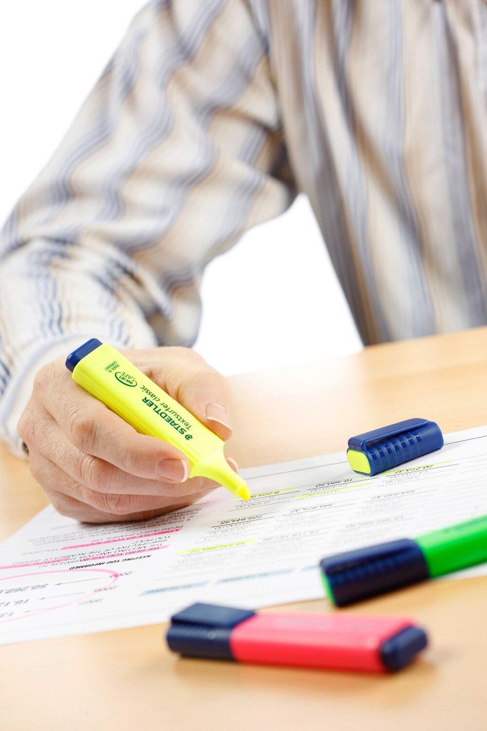 STAEDTLER-resaltador Textsurfer classic, 364, WP4, WP8, bolígrafo de neón absorbente