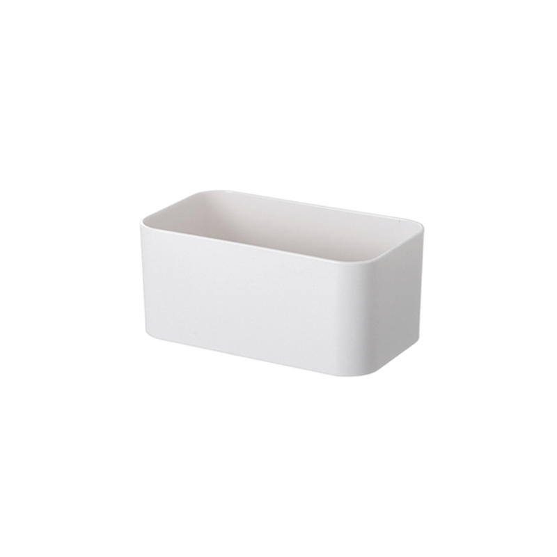 Shelf Remote Supplies Cosmetic Storage Bathroom Wall Storage Home Box Adhesive Wall Mounted Control Organizer Case Holder Rack: GRAY