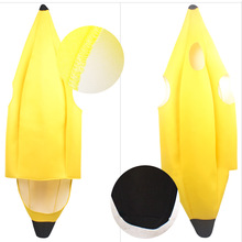 Voksen banan kostume fancy dress outfit mænd kvinder unisex sjov hjort gul frugt party kostume tøj