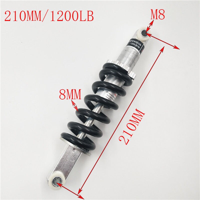 Hinten Suspension Schock 100 125 150 160 170 180 190 210MM für 47cc 49CC Super Minimoto ATV Quad elektrische roller Pocket Bike: 210MM (1200LB)