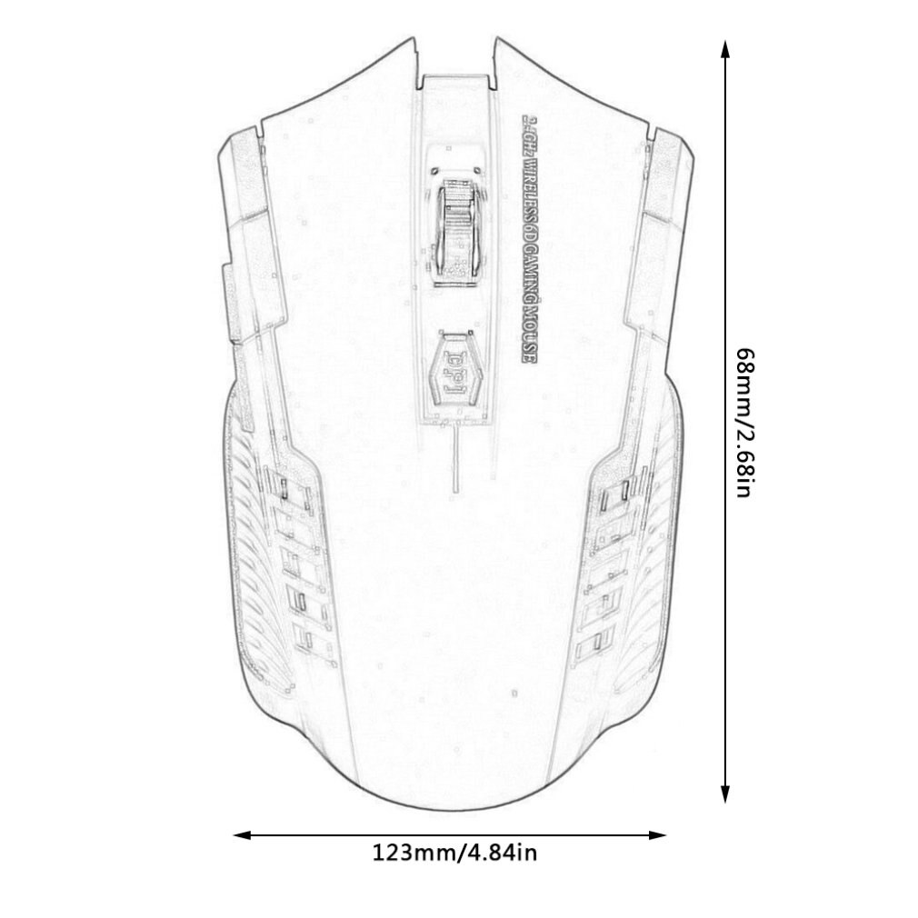 Mini Muis 2.4Ghz Draadloze Optische Gaming Muis Draadloze Muizen Voor Pc Notebook Desktop Gaming Laptops Computer Muis Gamer