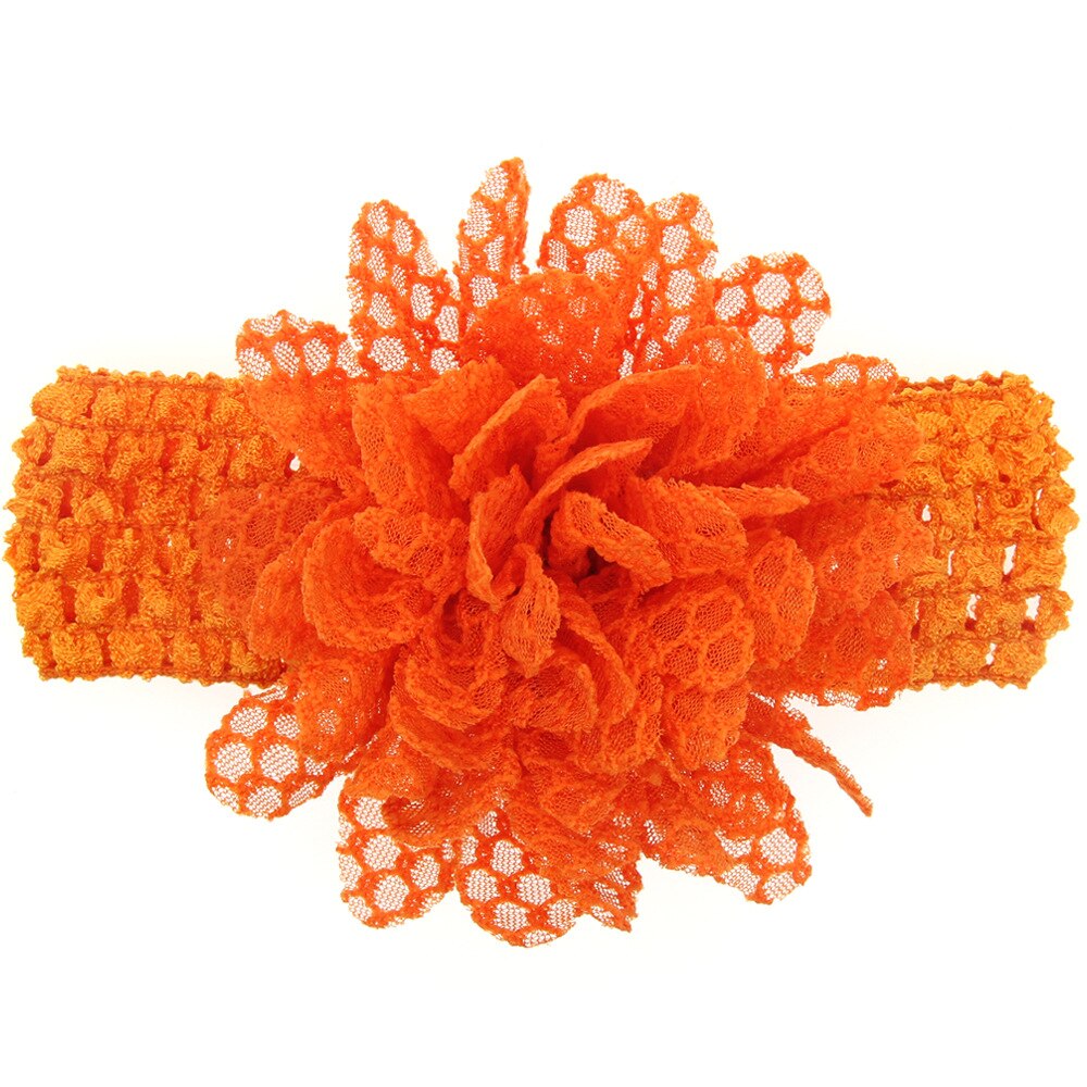 1 Piece MAYA STEPAN Children Girls Lace Flower Hair Head Band Accessories Baby Newborn Hair Rope Headband Headwear Headwrap: 2