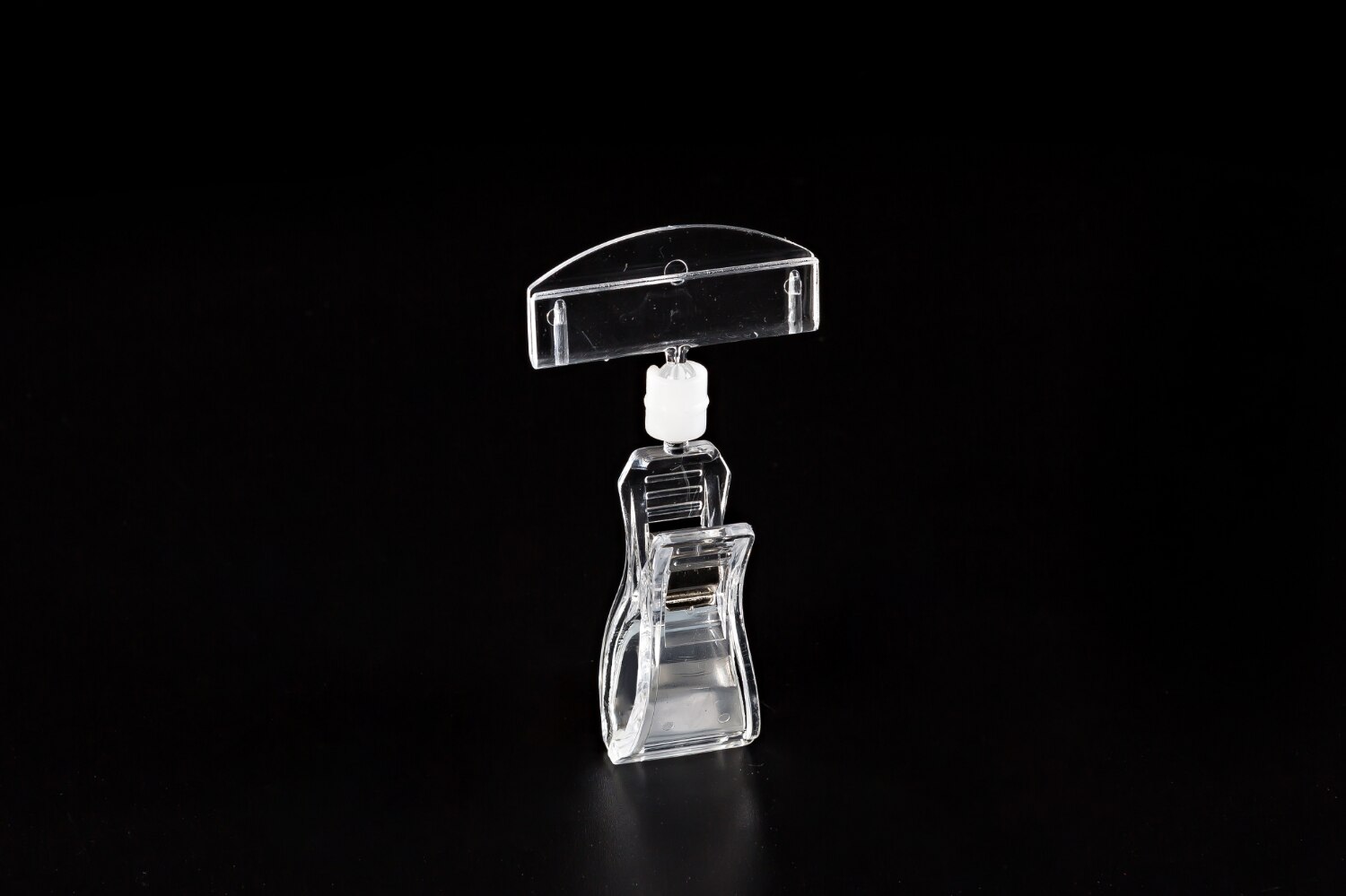 Pop Rotatie Clear Prijskaartje Houder Met Draaibare Clip: B16