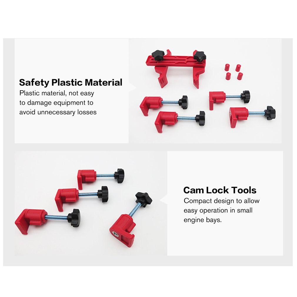 Universal Car Auto Dual Cam Camshaft Lock Holder Car Engine Cam Timing Sprocket Gear Locking Tool Set Car Accessories