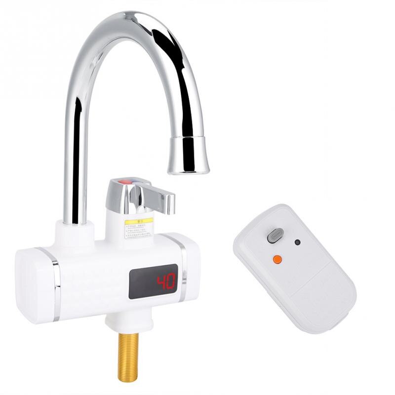 3000W Digital Display Kitchen Instant Electric Water Heater Heating Faucet Kitchen Appliance 220V
