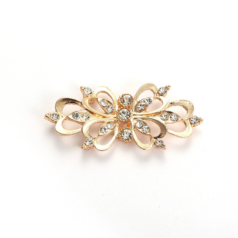 Retro Plating Eendenbek Gesp Kleding Decor Keten Vest Clip Trui Blouse Clip Kleding Decoratie Broche Pins: 5