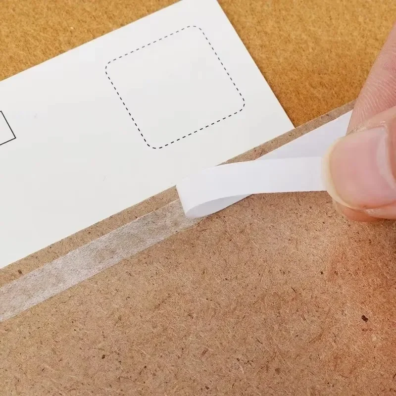 50/1 rotoli di nastro biadesivo ultrasottile bianco forte nastri adesivi strisce di nastro super adesivo per forniture per ufficio domestico