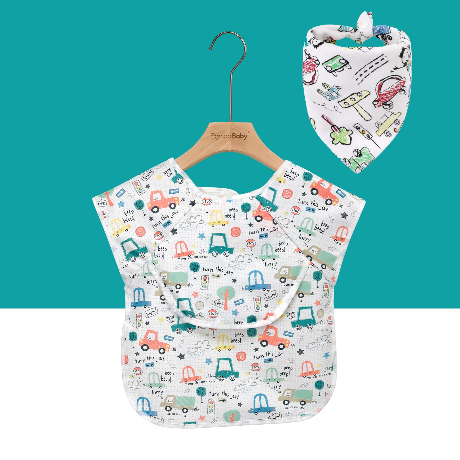 Baby Lätzchen Wasserdicht Kleinkind essen Werkzeug Langarm Neugeborenen Kunst Kittel Fütterung Lätzchen Schürze passen 6-24M Mit tasche Baby Bandana Lätzchen: ES1006