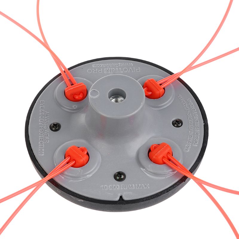 4 Line Bump Trimmer Head Speed Feed String Trimmer Head Gasoline Mower Brush Cutter Trimmer Tools