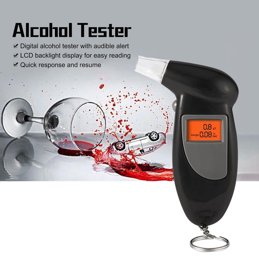 Digitale Alcohol Tester Digitale Alcohol Adem Tester Handheld Backlight Breath Analyzer Lcd Detector Backlight Licht