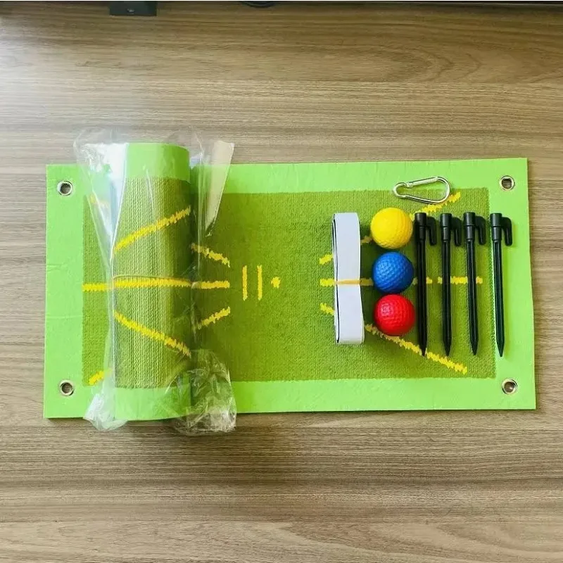 Golftraining Beginnersaccessoires voor swingdetectie Batting Ball Directionele padpads Oefenpads Gereedschap Trainingshulpmiddelen Mat