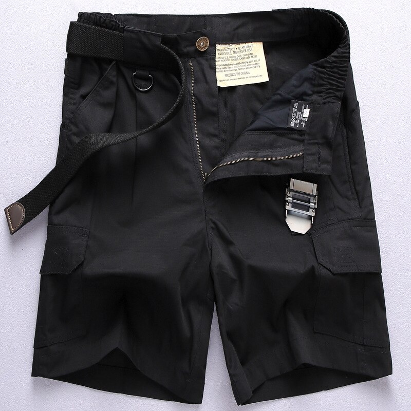 Mænd & #39 ;s sommer camouflage cargo shorts med flere lommer mandlige udendørs fiskeri vandreture ridning sport camping løse strand korte bukser